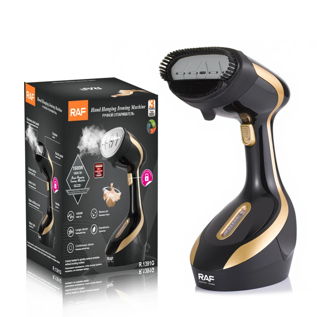 Professional Handheld Garment Steamer RAF R.1391 – 1600W High-Power Vertical Iron with 250ml High-Capacity Tank
