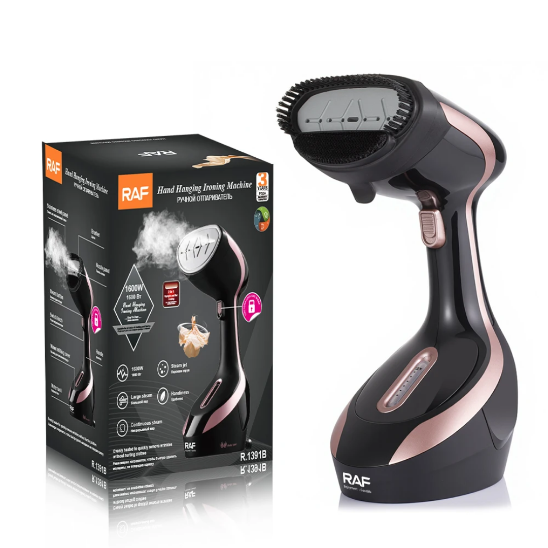 Professional Handheld Garment Steamer RAF R.1391 – 1600W High-Power Vertical Iron with 250ml High-Capacity Tank