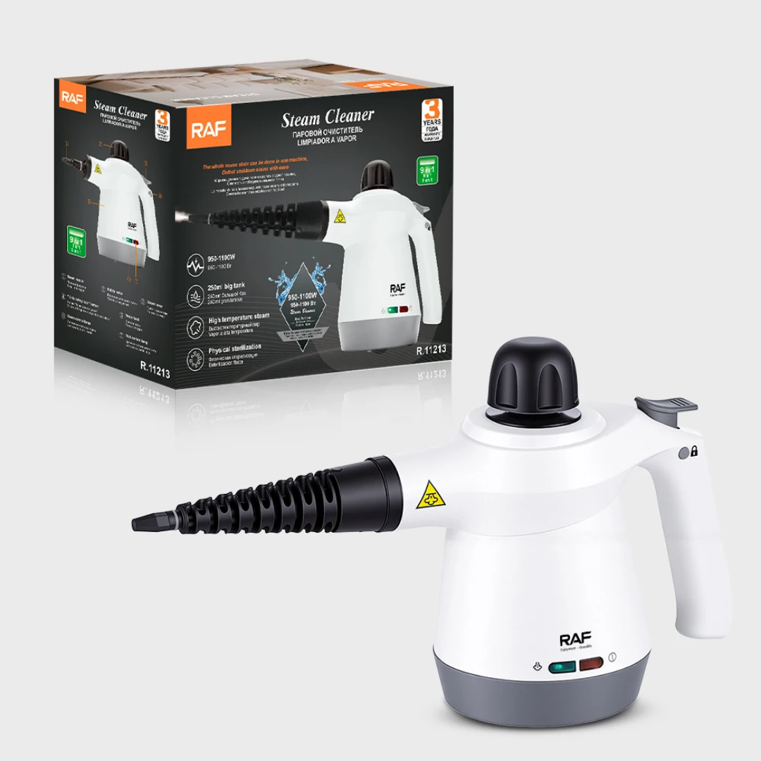 High Pressure Steam Cleaner 9-in-1 Multi-Purpose Cleaning Machine with 1100W Power RAF R.11213