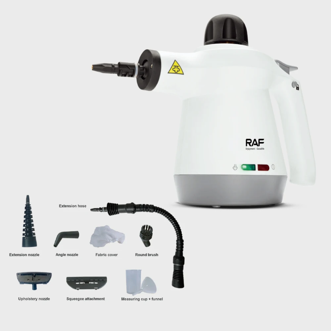 High Pressure Steam Cleaner 9-in-1 Multi-Purpose Cleaning Machine with 1100W Power RAF R.11213