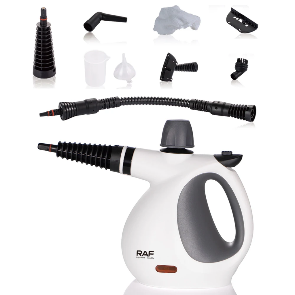 High Pressure Steam Cleaner 1050W Portable 9-in-1 Steamer for Carpet, Sofa & Car RAF R.11219
