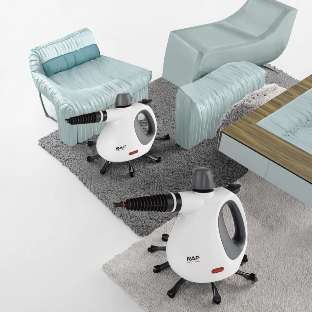High Pressure Steam Cleaner 1050W Portable 9-in-1 Steamer for Carpet, Sofa & Car RAF R.11219