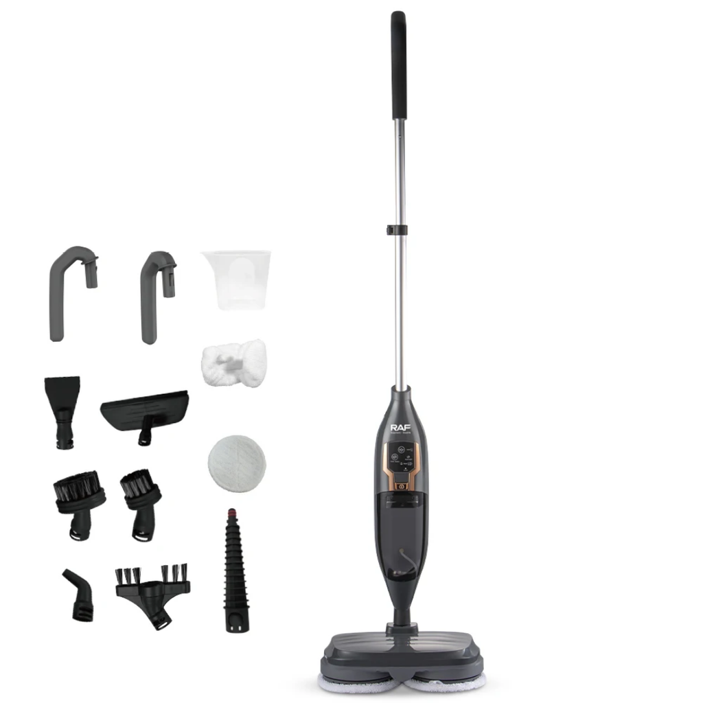 Steam Mop Cleaner with 11 Accessories High Pressure Floor & Home Cleaning Machine RAF R.8781 1300W