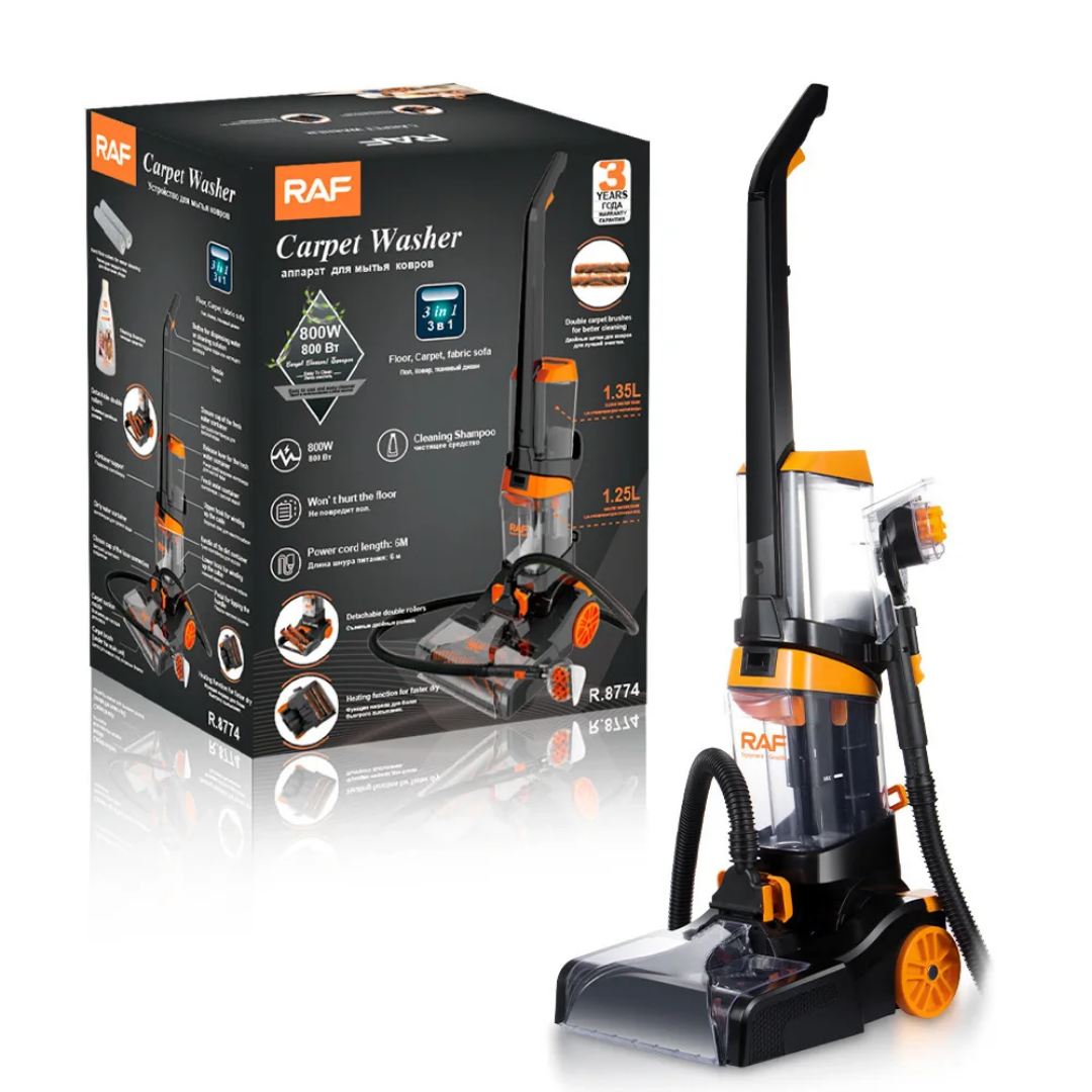 Vacuum Cleaner with Flexible Anti-Clogging System High Suction >10kPa RAF R.8774 800W