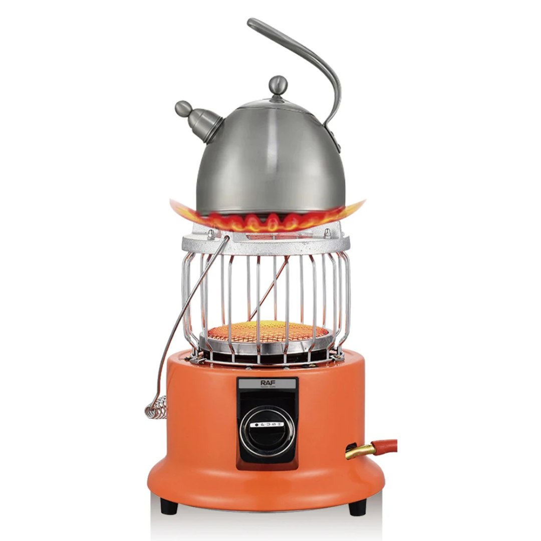 Portable Gas Camping Stove & Heater RAF R.8302 3KW – Reliable Heating and Cooking Anywhere
