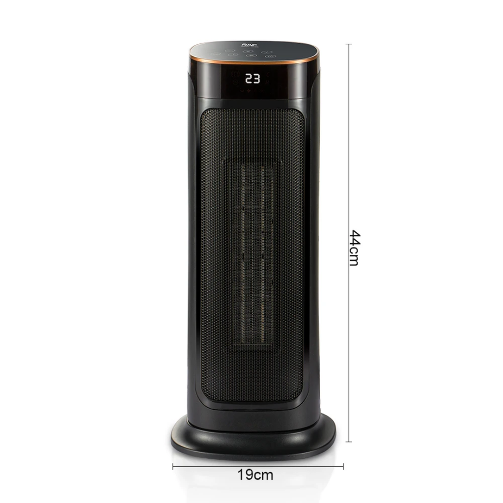 Electric Ceramic Space Heater RAF R.1401 – 2000W Rotatable Indoor Heater with Thermostat Control