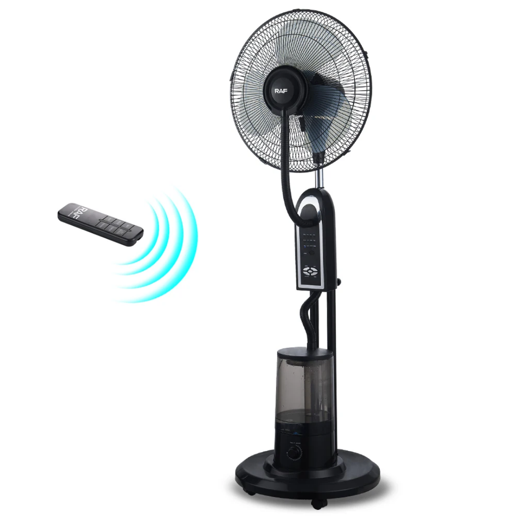 Standing Humidifier Misting Fan – 3-in-1 Cooling, Humidifying and Air Circulation System RAF R.936