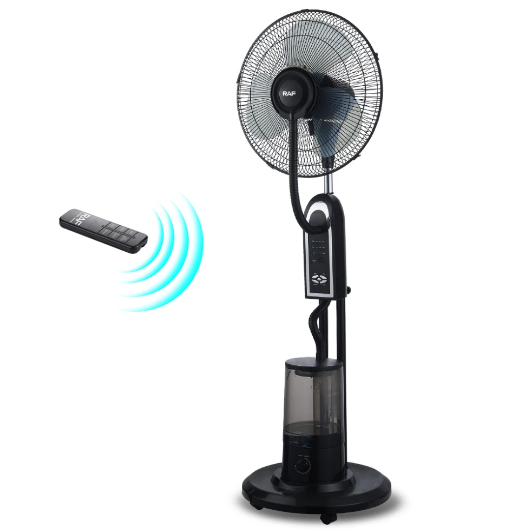 Standing Humidifier Misting Fan – 3-in-1 Cooling, Humidifying and Air Circulation System RAF R.936