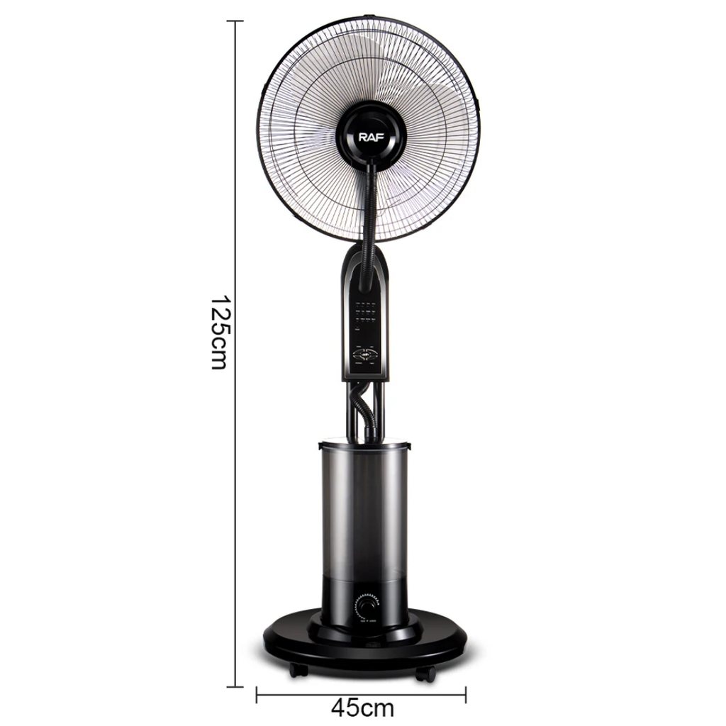 Standing Humidifier Misting Fan – 3-in-1 Cooling, Humidifying and Air Circulation System RAF R.936