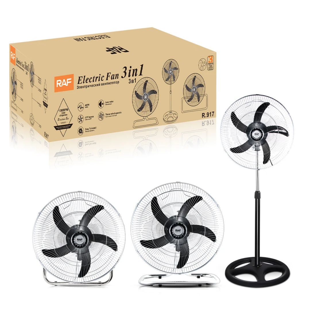16-Inch Electric Standing Fan – Reliable Cooling with Adjustable Airflow Control RAF R.917