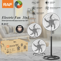 16-Inch Electric Standing Fan – Reliable Cooling with Adjustable Airflow Control RAF R.917