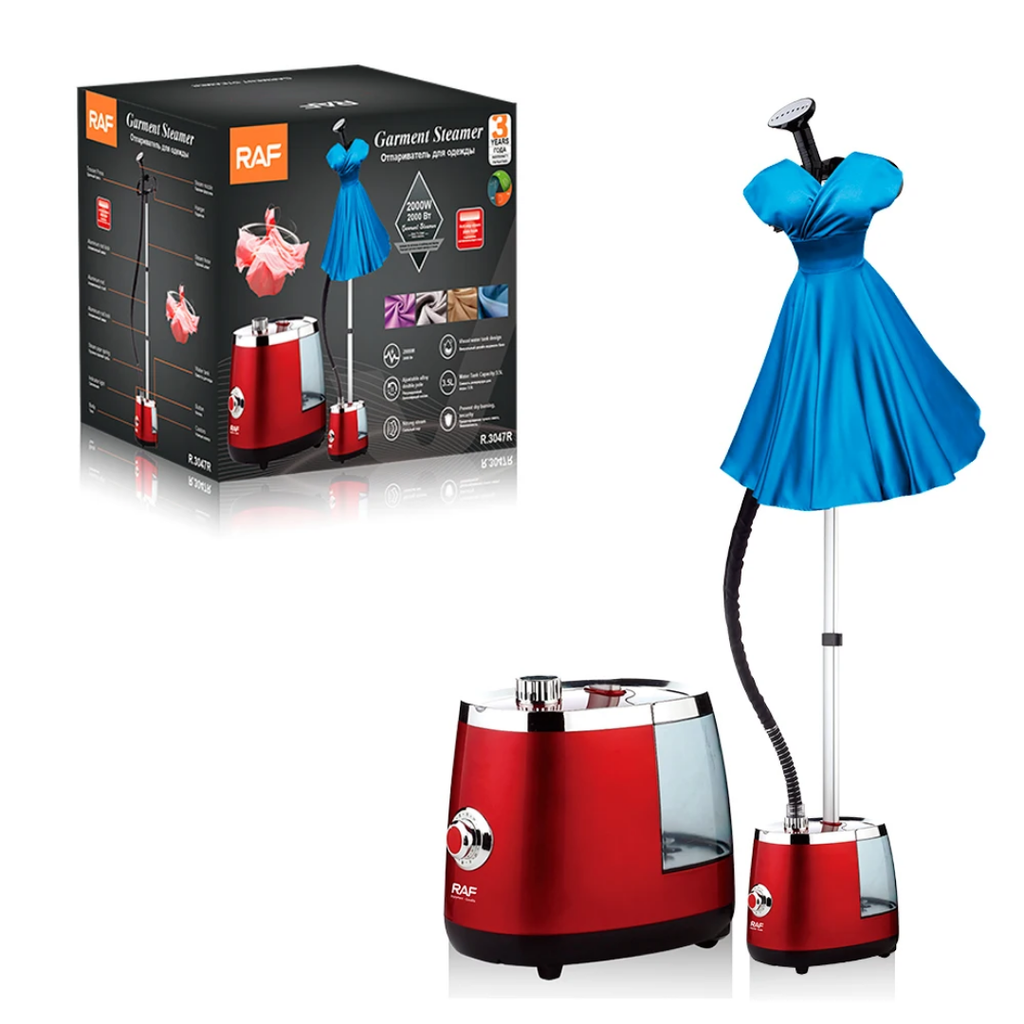 Vertical Garment Steamer RAF R.3047 – 2000W Steam Iron Station for Efficient Fabric Care
