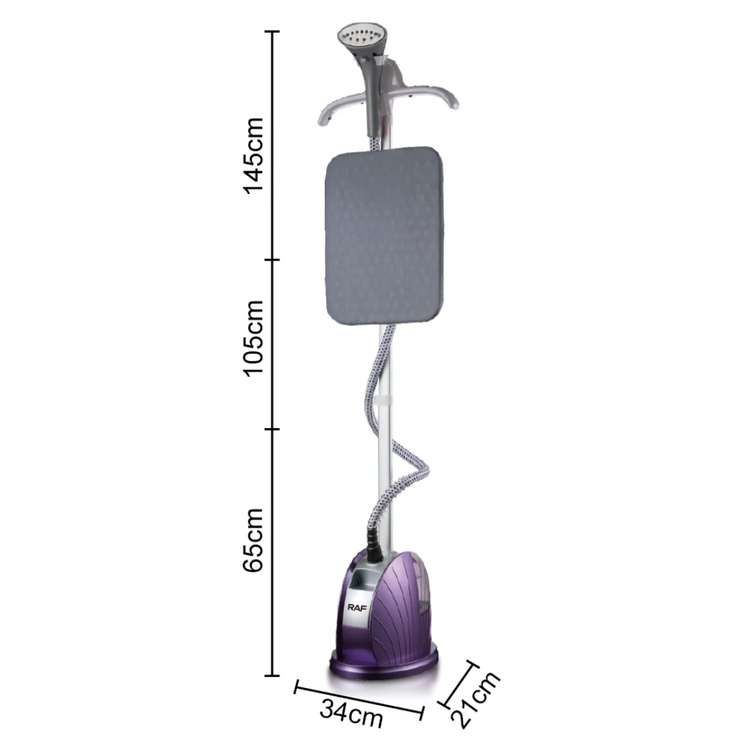 Vertical Garment Steamer 1800W RAF R.3036 – Steam Iron Station with Ironing Board, Continuous Steam & Temperature Control