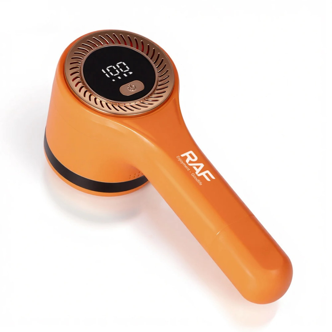 Electric Lint Remover with LED Digital Display RAF R.4109 – Portable Fabric Shaver for Clothes, Sweaters, Blankets and Upholstery