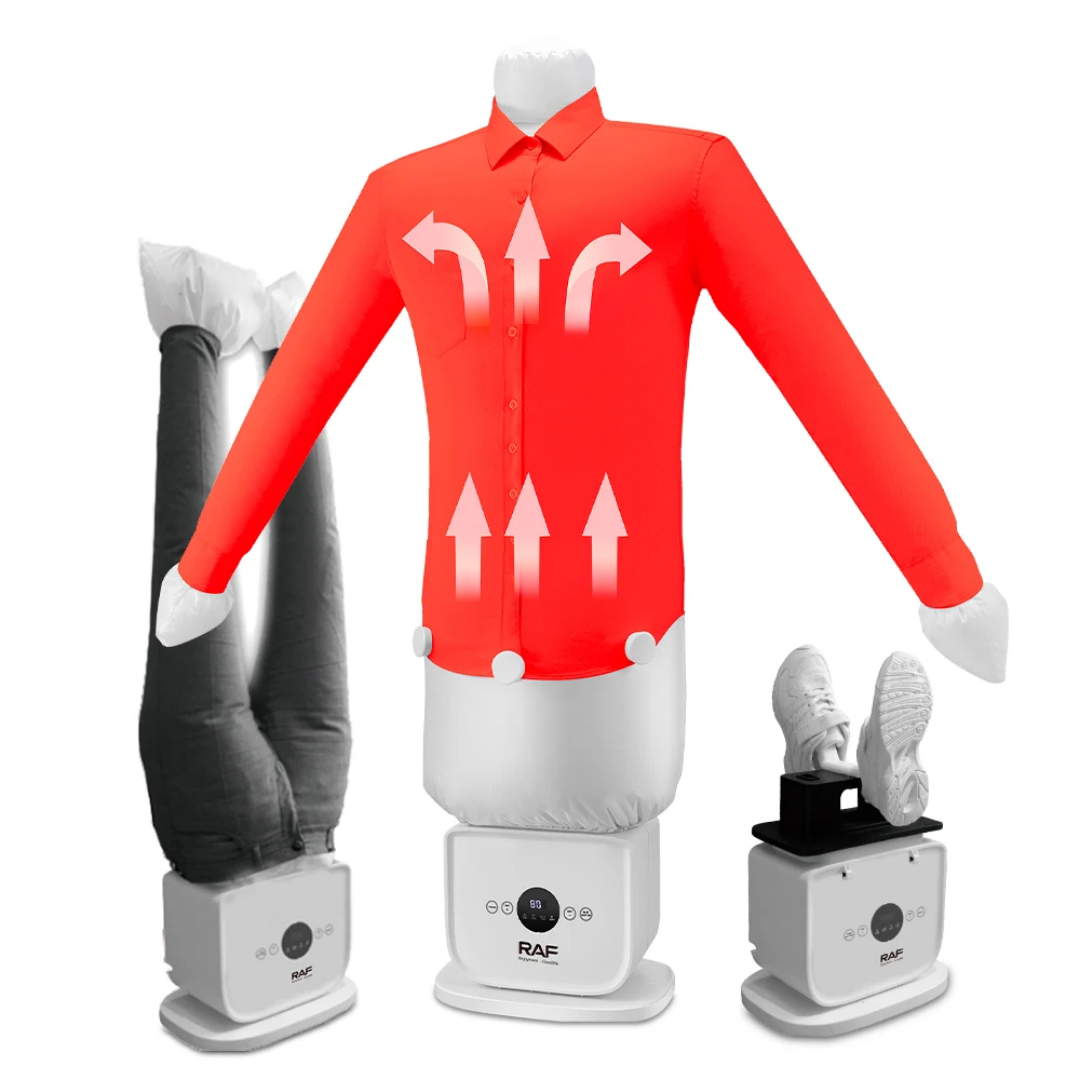 Digital Iron Dryer Portable Clothes Dryer RAF R.3050 – 1400W Fast Drying Electric Garment Dryer with Smart Control Panel