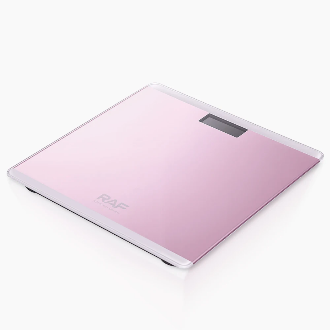 Digital Bathroom Scale 180KG RAF R.10036 – LED Body Weight Scale with Temperature Display and Auto On/Off