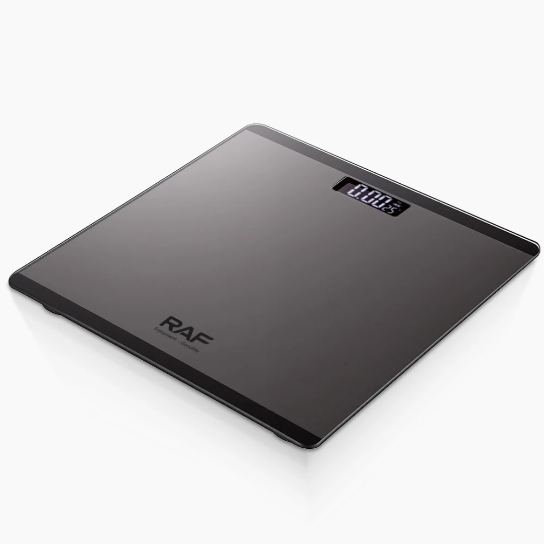 Digital Bathroom Scale 180KG RAF R.10036 – LED Body Weight Scale with Temperature Display and Auto On/Off