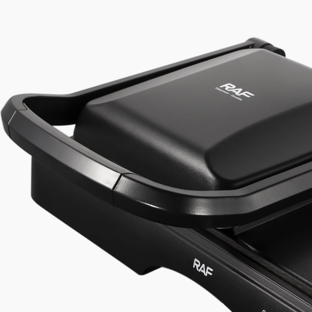 2-in-1 Electric Grill Pan with Lid RAF R.2695 – 1600W Non-Stick BBQ Grill & Baking Pan | Multifunction Indoor Electric Cooker