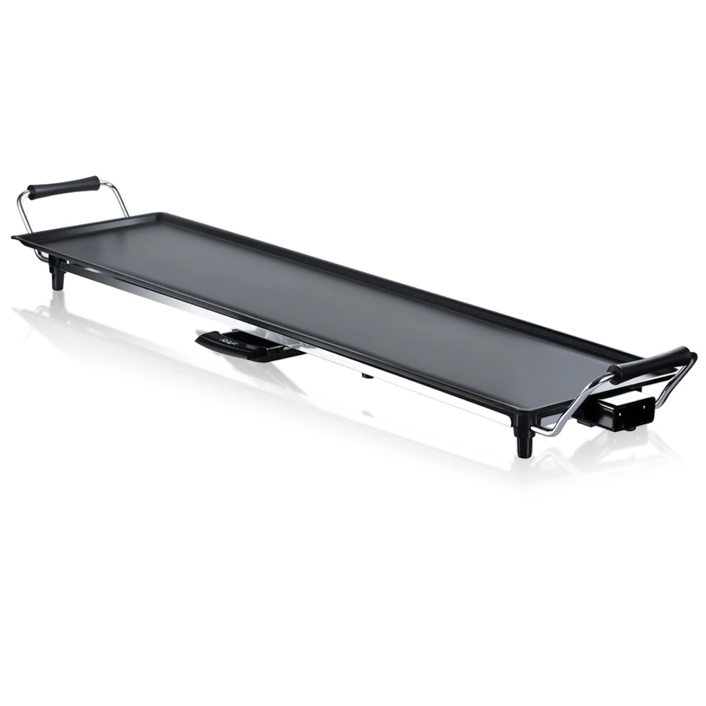Electric BBQ Teppanyaki Grill RAF R.5415 750W  – Large Non-Stick Tabletop Grill with Thermostat & Grease Tray | Indoor Home BBQ