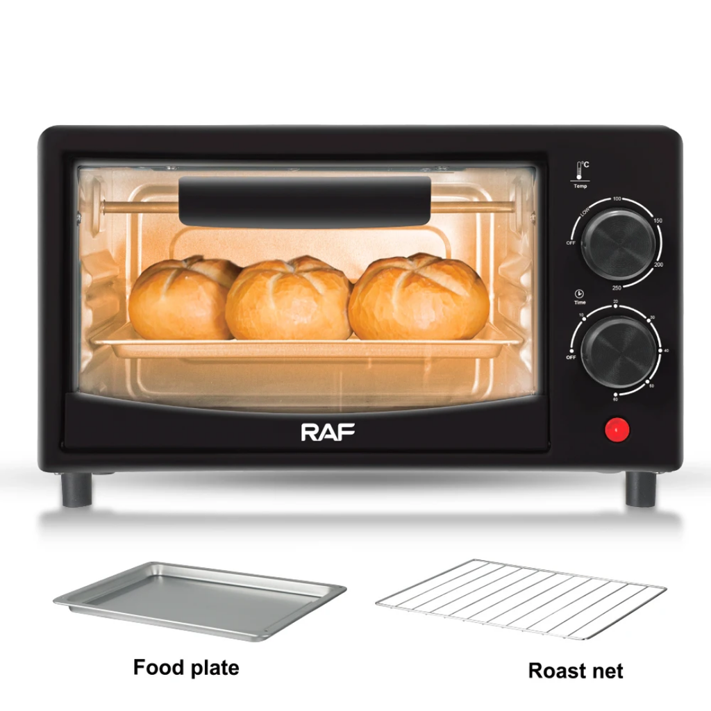 7L_12L Small Electric Oven RAF R.5305  – Toaster, Air Fryer & Baking Oven with Turbo Convection | Compact Home Oven