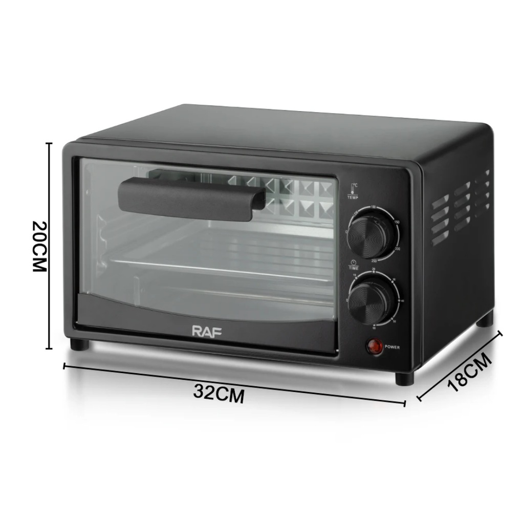7L_12L Small Electric Oven RAF R.5305  – Toaster, Air Fryer & Baking Oven with Turbo Convection | Compact Home Oven