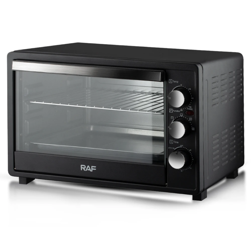40L Countertop Electric Oven RAF R.5326 – Large Pizza & Baking Oven with Grill, Air Fry, and Turbo Convection | Home Oven