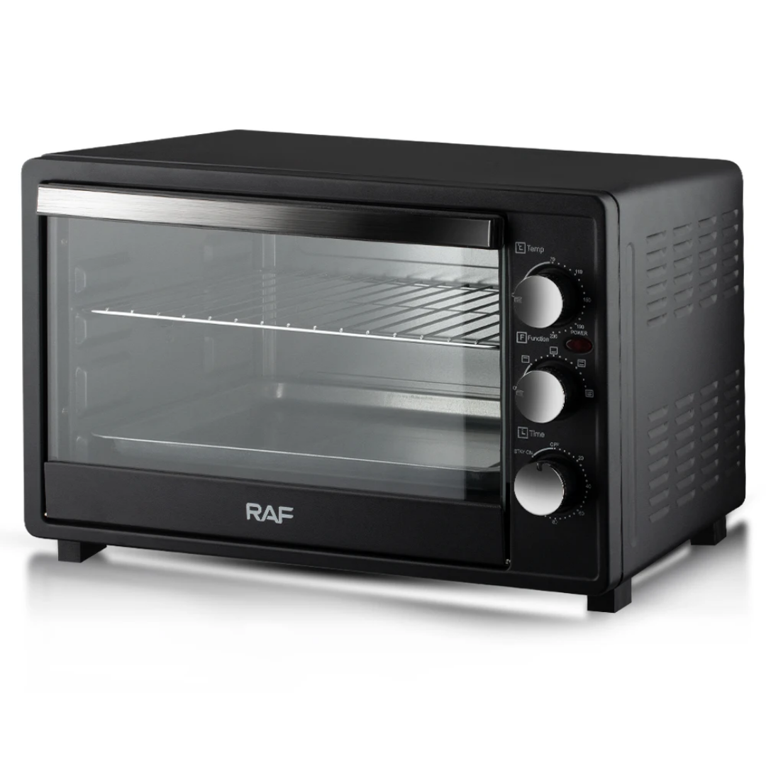 40L Countertop Electric Oven RAF R.5326 – Large Pizza & Baking Oven with Grill, Air Fry, and Turbo Convection | Home Oven