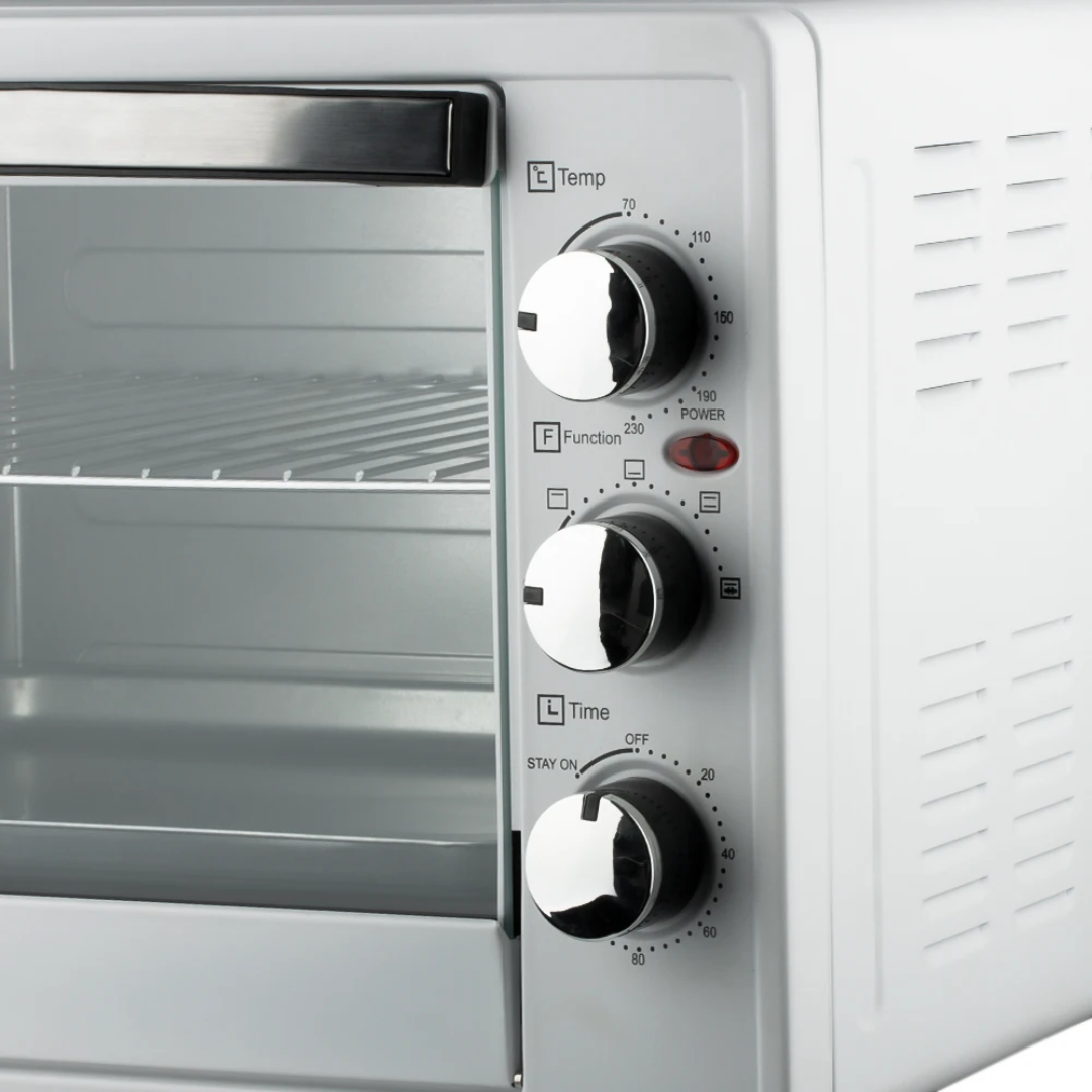 40L Countertop Electric Oven RAF R.5326 – Large Pizza & Baking Oven with Grill, Air Fry, and Turbo Convection | Home Oven