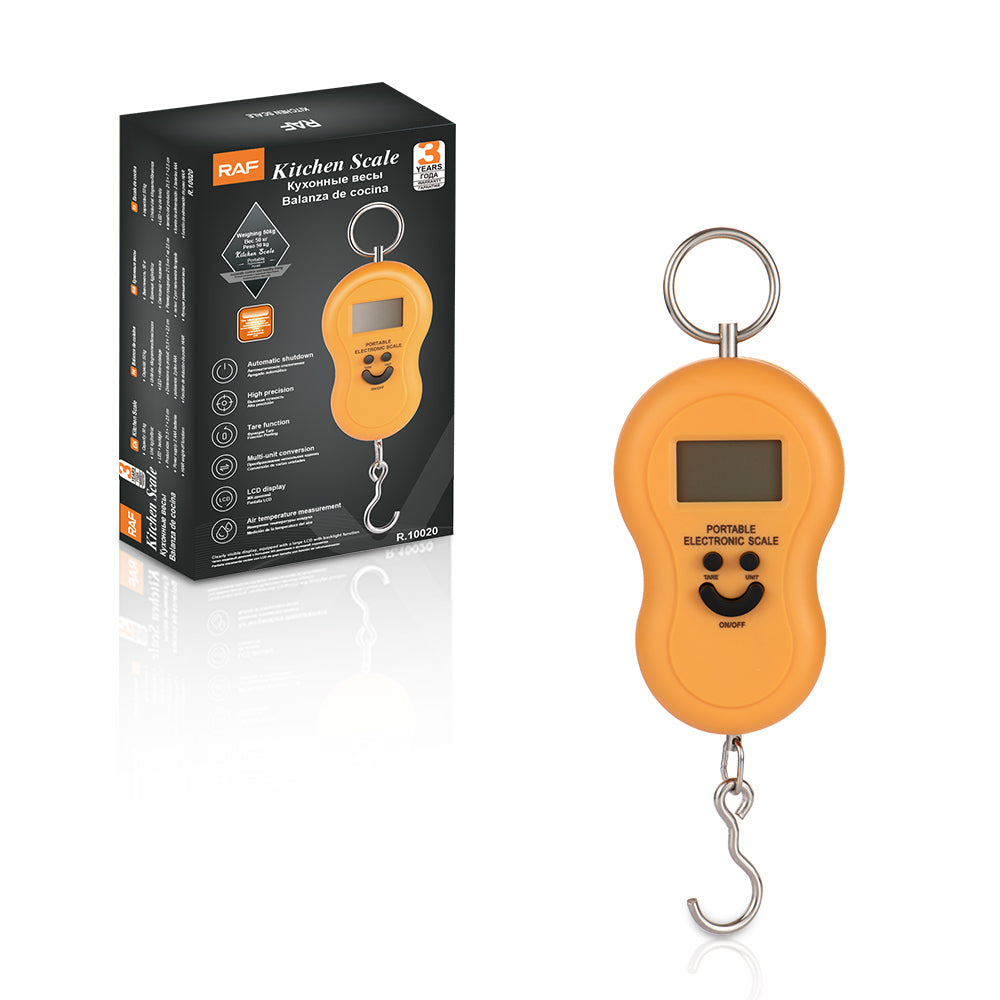 RAF Electronic Scale Digital Pocket Luggage Weight Scale – Model R.10020 (50KG)
