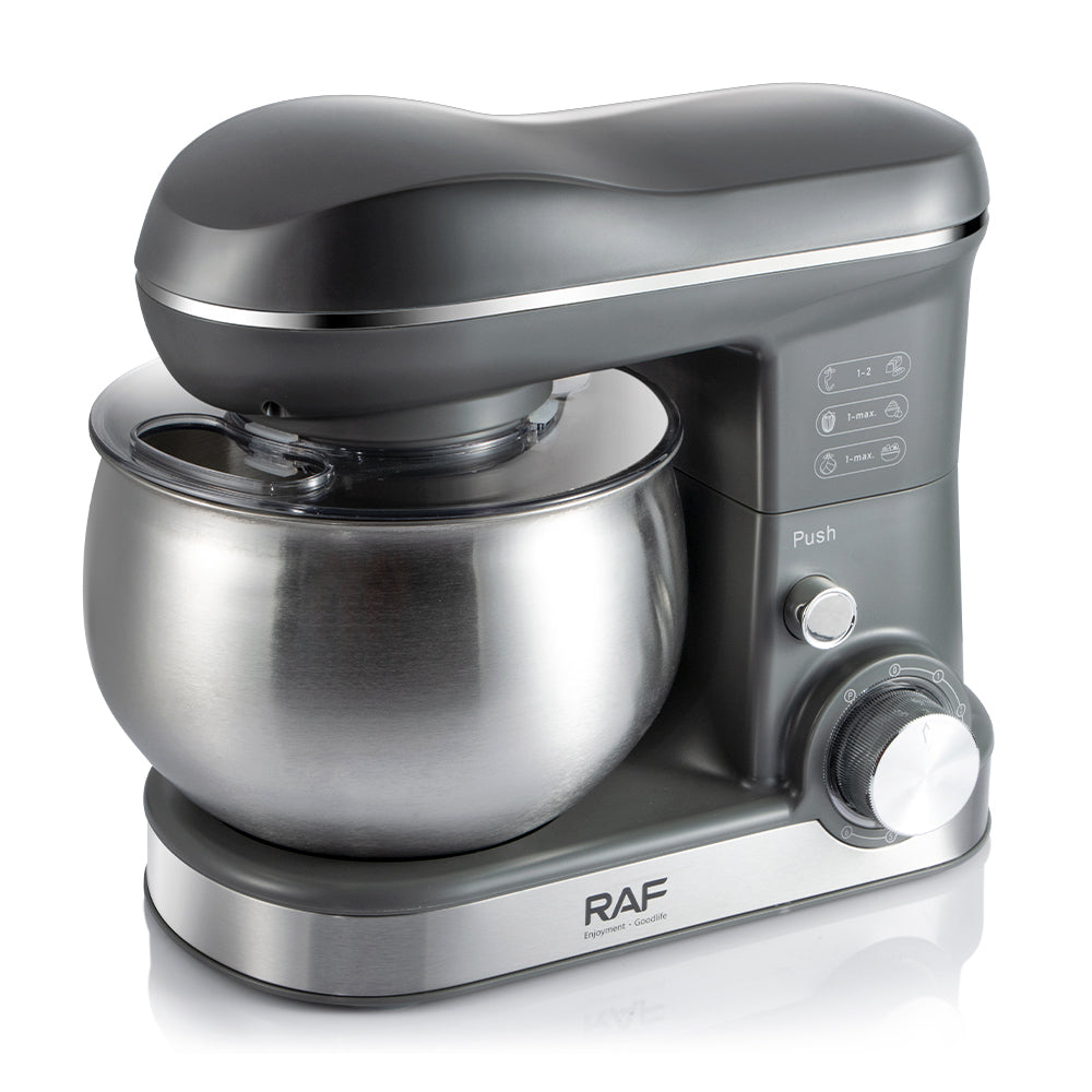 RAF R.6616 Professional Bowl-Lift Stand Mixer – 1600W Heavy-Duty 4L Dough Mixer with All-Metal Gears & Stainless Steel Bowl (Commercial Grade)