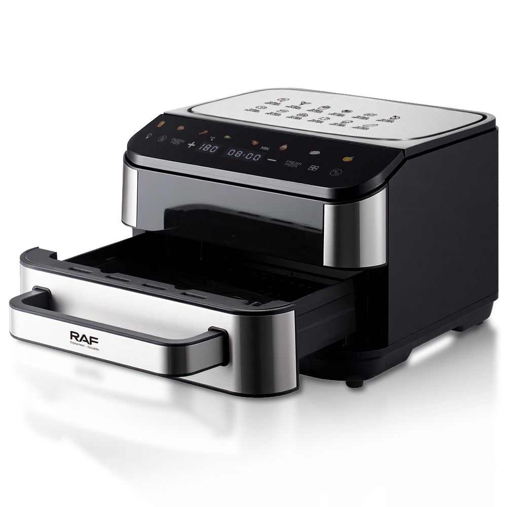 RAF 7L XL Pizza & Multi-Purpose Air Fryer Oven (R.5394) – 1700W Digital Convection Cooker with 13-Inch Cooking Surface