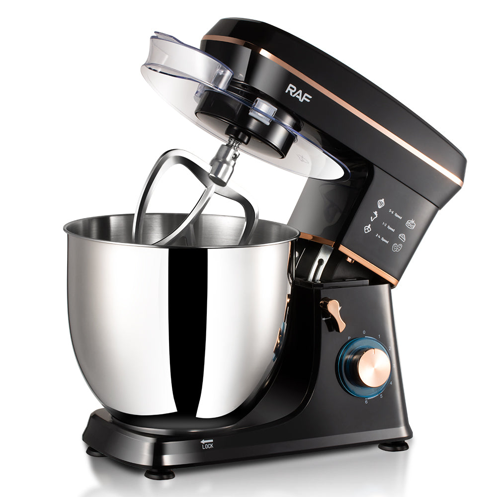 RAF R.6673 10L XXL Planetary Stand Mixer – 1100W High-Capacity Industrial Dough Mixer with Smooth-Start Technology & Easy-Clean Design