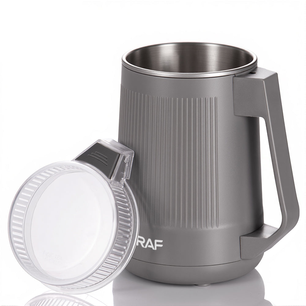 Electric Coffee Grinder RAF R.7426 – Steel Flat Blade Grinder for Coffee Beans & Spices
