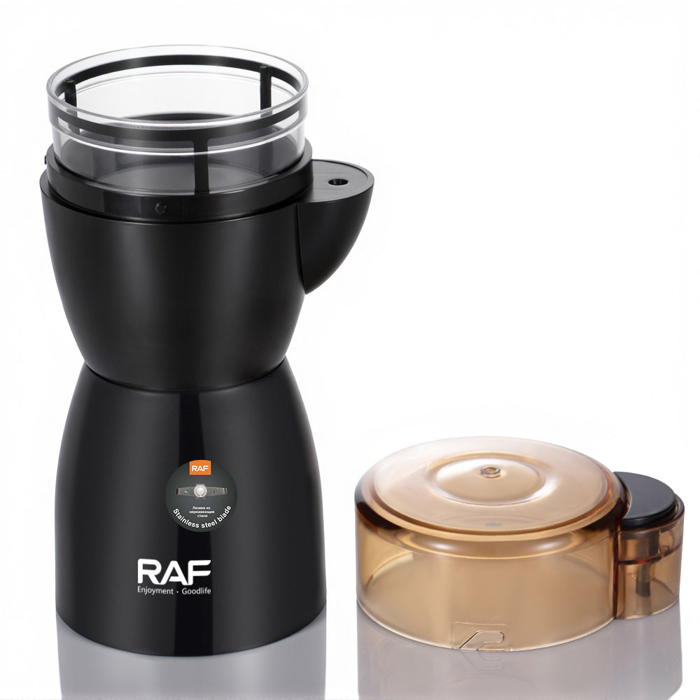 Electric Coffee Grinder RAF R.7105  – Stainless Steel Blade Grinder for Coffee Beans, Nuts & Dry Herbs