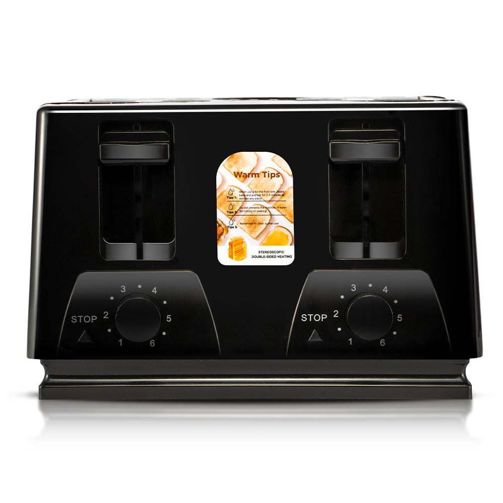 RAF 4 Slice Bread Toaster with Reheat & Defrost Function – R.505
