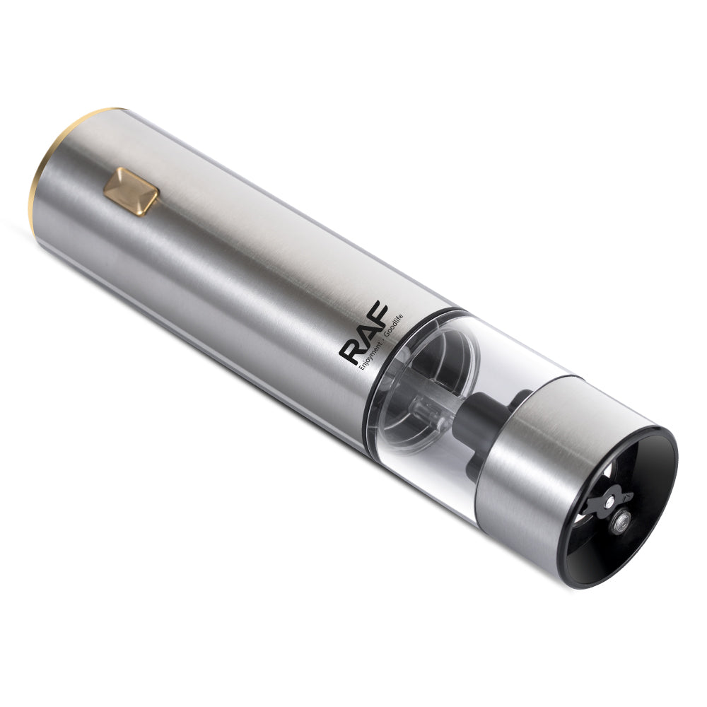 3-in-1 Manual Salt & Pepper Grinder RAF R.7141 – Stainless Steel Adjustable Spice Mill Bottle