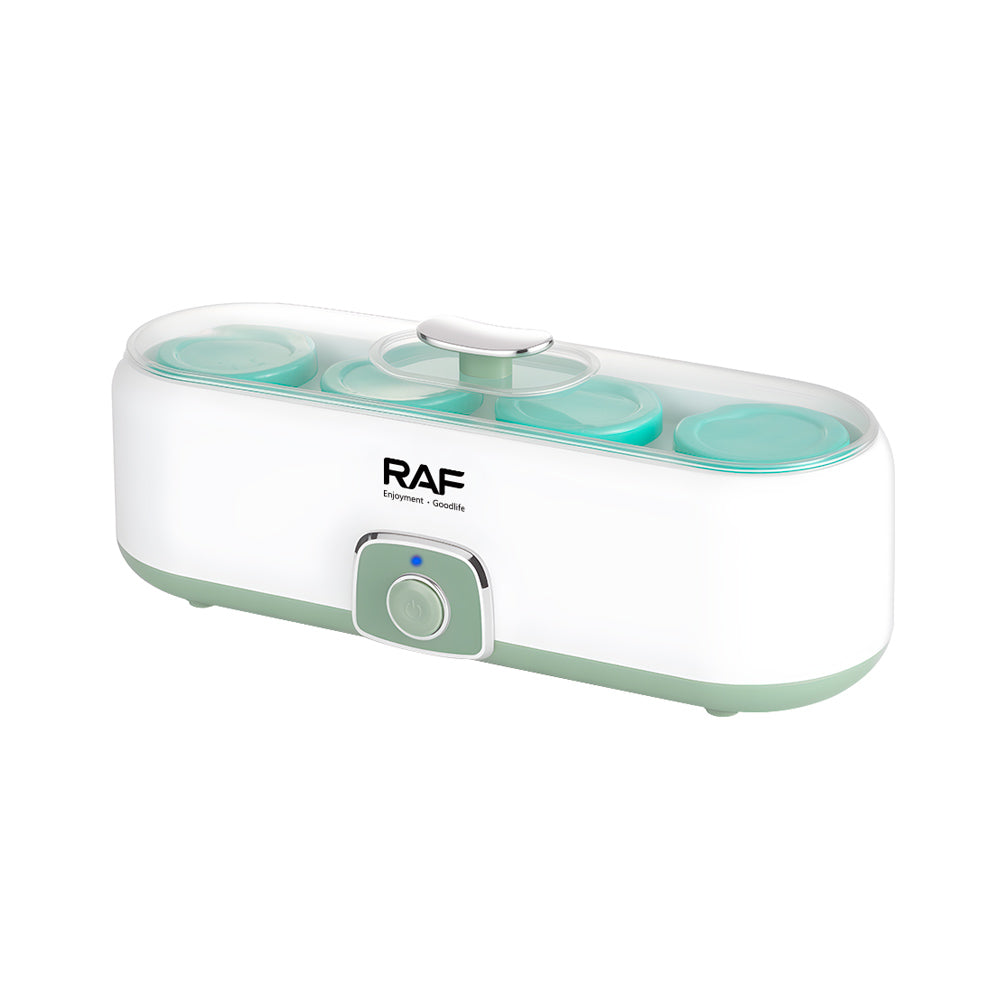 Yogurt Maker RAF R.14405  – Automatic Stainless Steel Yogurt Machine with Glass Jar for Homemade Yogurt
