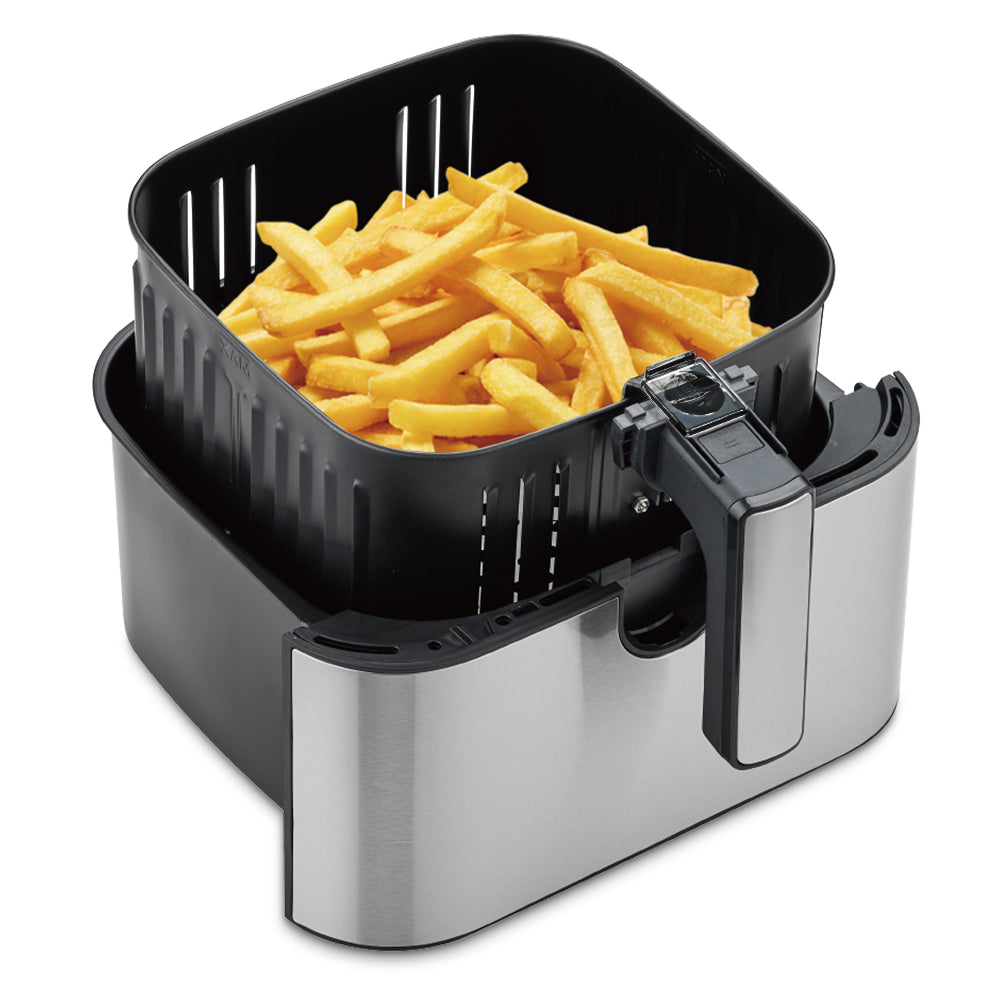 RAF 8L XXL Smart Digital Air Fryer (R.5378) – 1800W Turbo Cyclone Heating – Military-Grade Non-Stick Square Basket