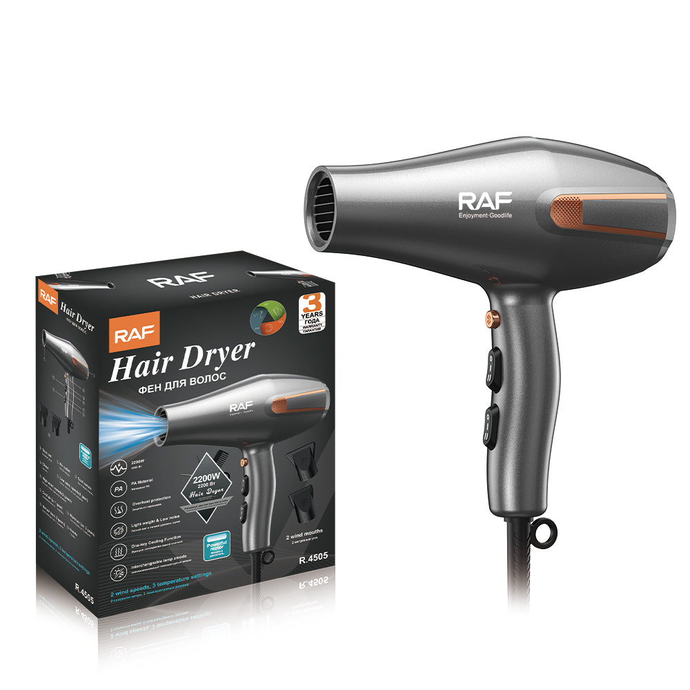 High-Power Hair Dryer RAF R.4505  – Wholesale Professional Hair Dryer for Home & Dorms