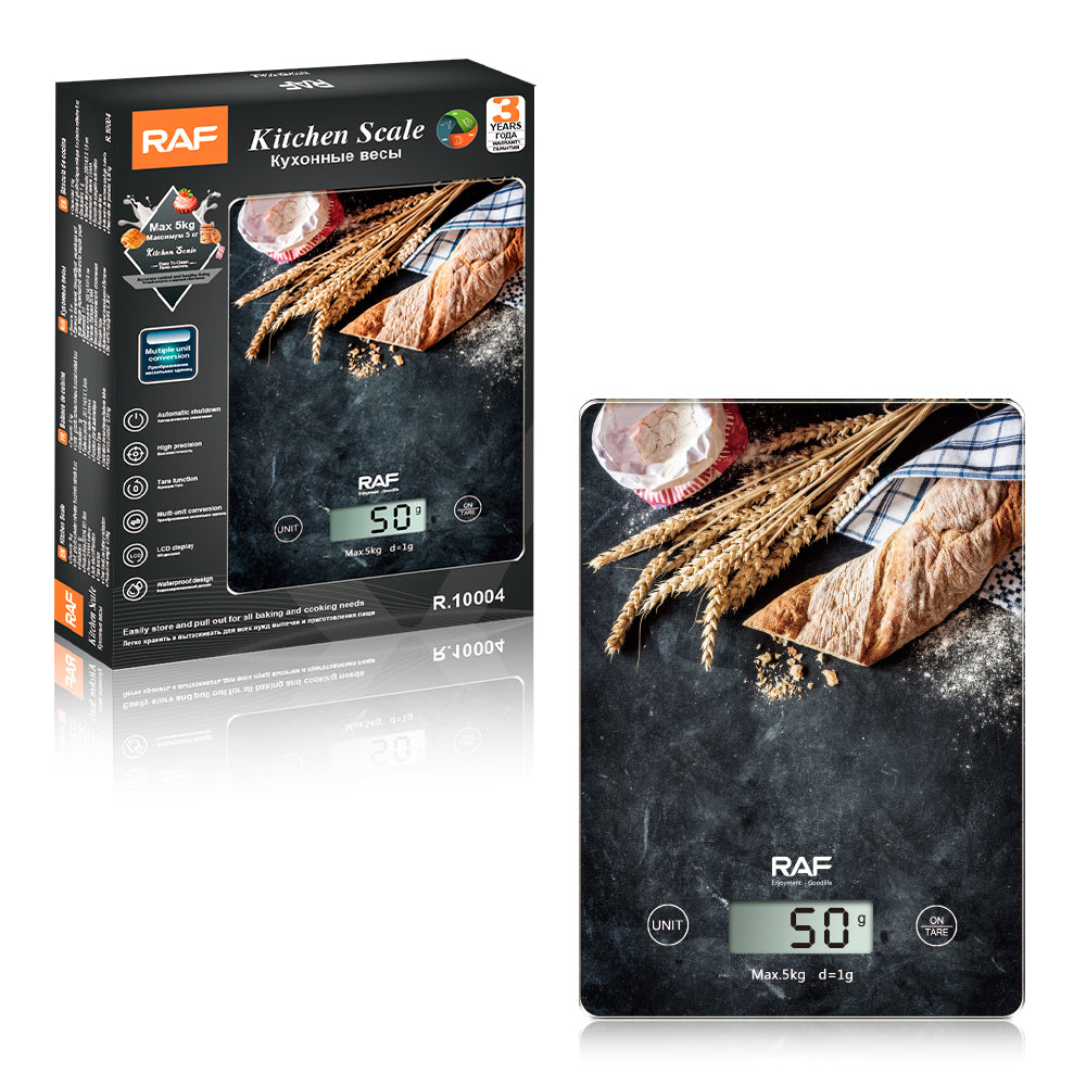 RAF Food Weighing 5KG Digital Kitchen Scale (Grams & Ounces) – Model R.10004