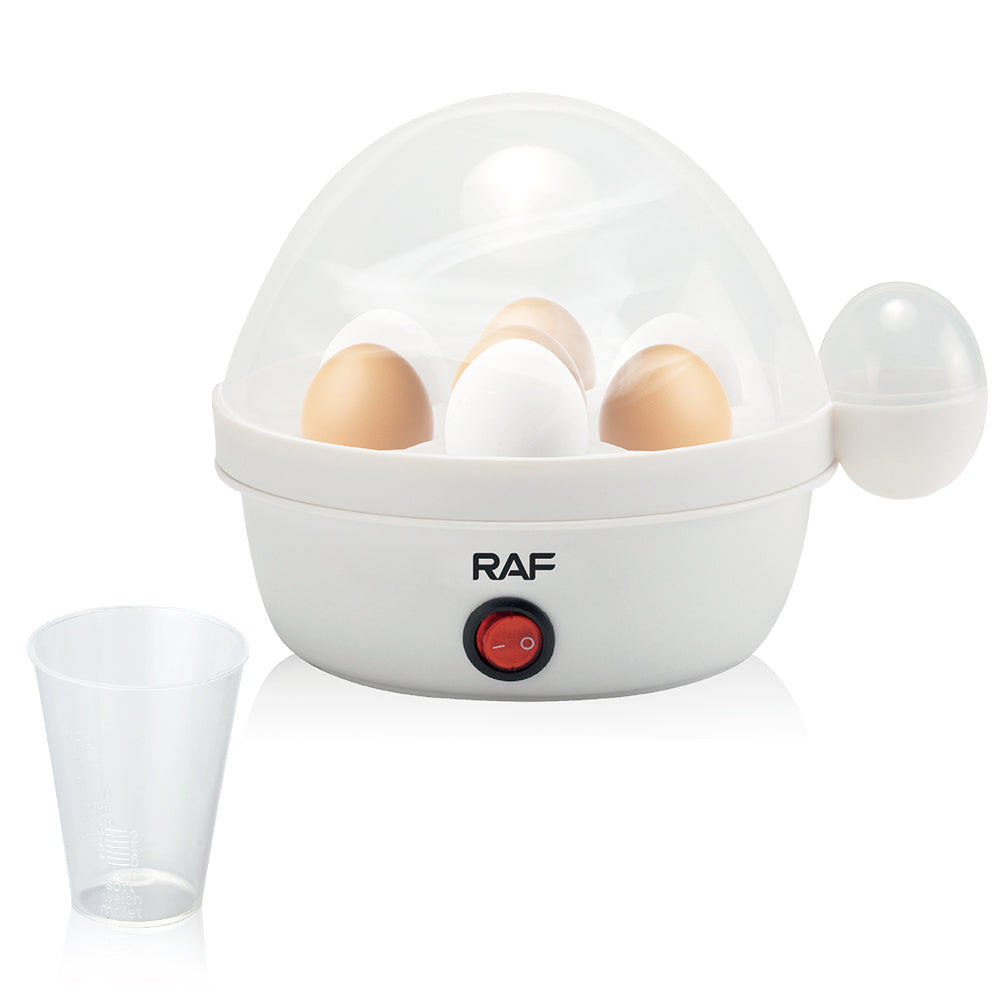 Electric Egg Boiler & Steamer RAF R.0052  – 7 Egg Capacity Automatic Cooker with 350W Fast Heating & Auto Shut-Off