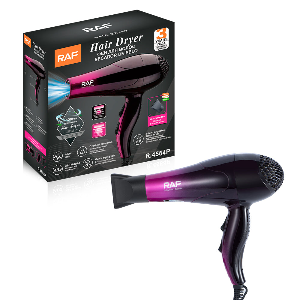 Professional Hair Dryer RAF R.4554 – Reliable Salon Performance for Home & Professional Use