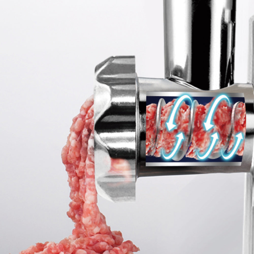 Stainless Steel Electric Meat Grinder RAF R.3391  – Multi-Functional Home Meat Mincer & Sausage Maker