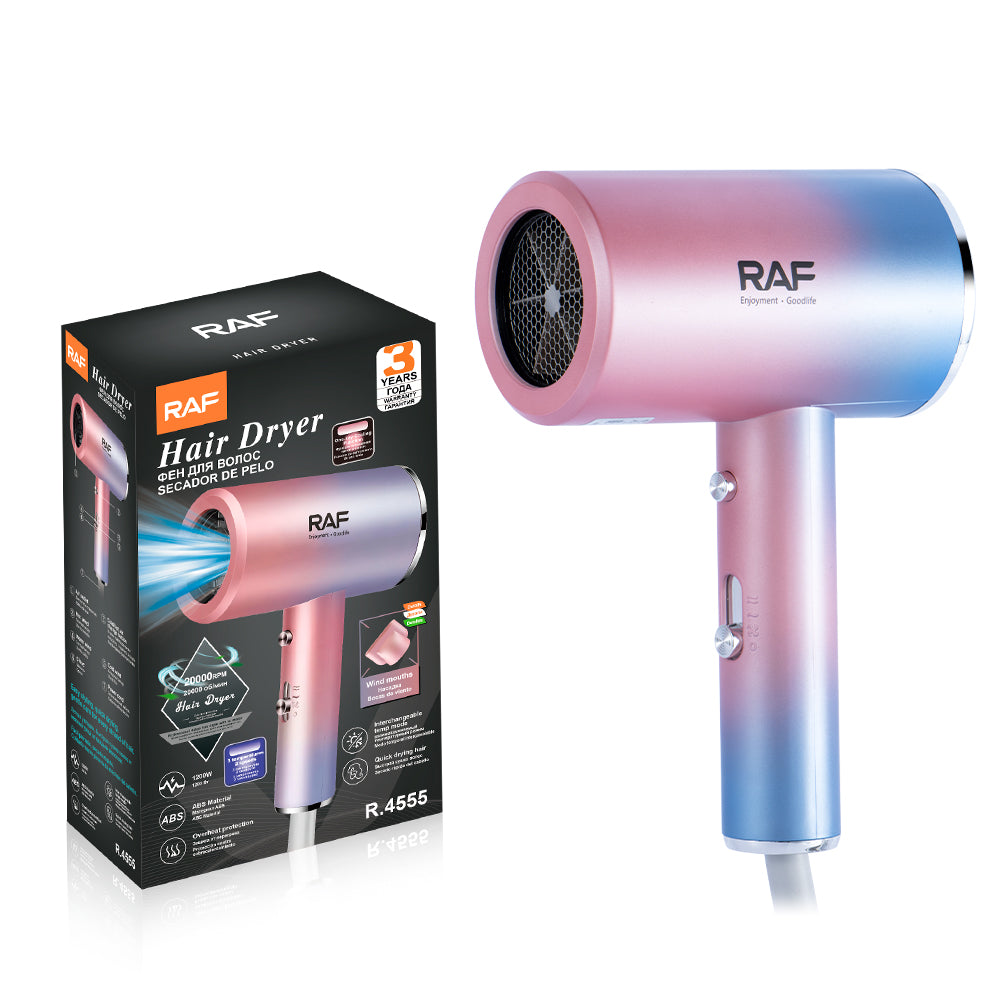 Professional Hair Dryer & Straightener Set, RAF R.4555 – Complete Hair Styling Solution