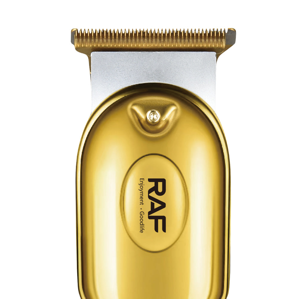 RAF R.4212 All-Metal Hair Clipper – Multifunctional Rechargeable T-Blade Trimmer for Men with LED Display