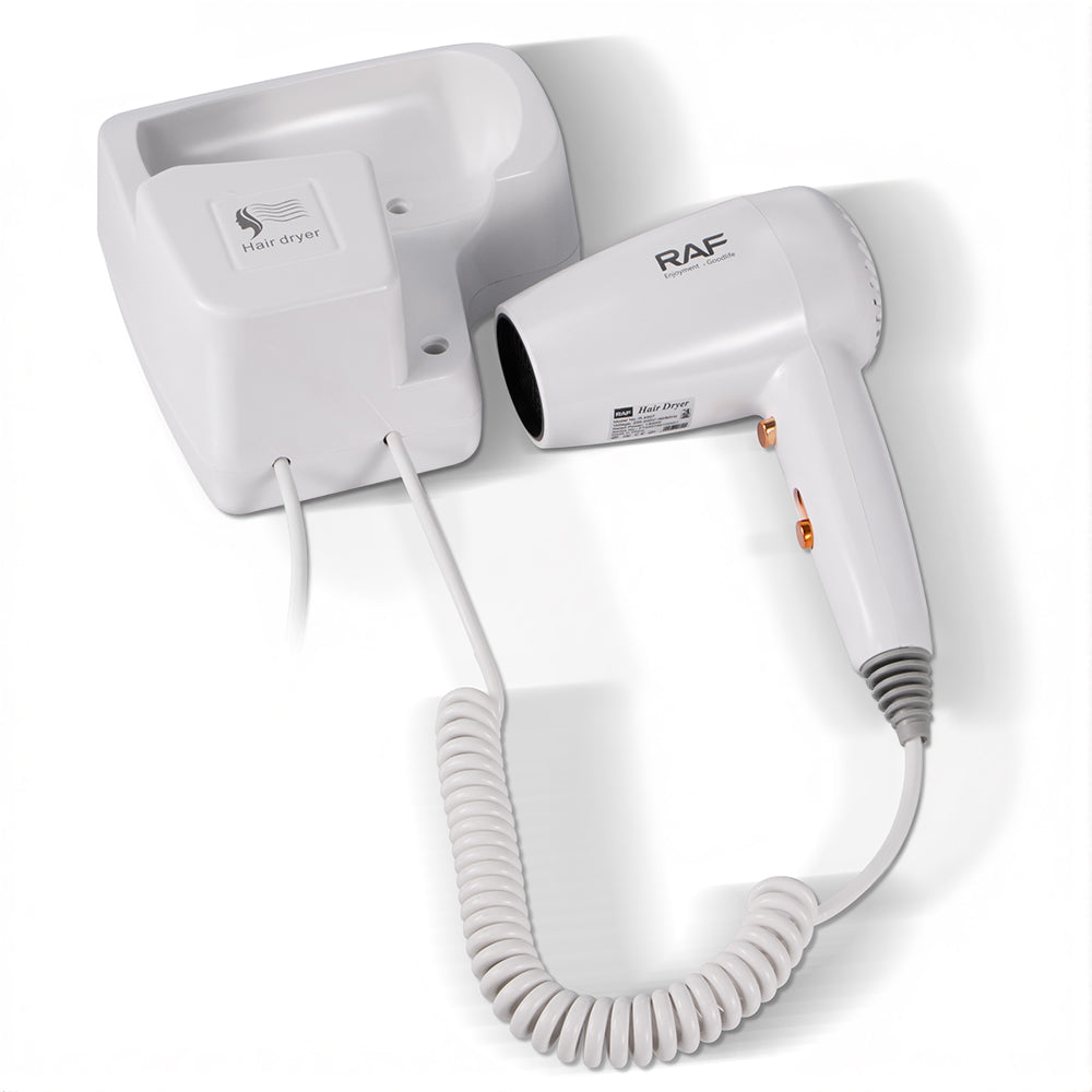Wall-Mounted Hair Dryer RAF R.4507  – 1300W Electric Hotel & Home Hair Blow Dryer