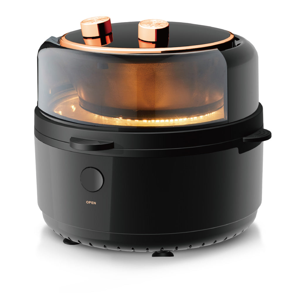 RAF 5.5L Mechanical Knob Air Fryer with Visible Window (R.5336) – 1700W Oil-Free Oven & Grill
