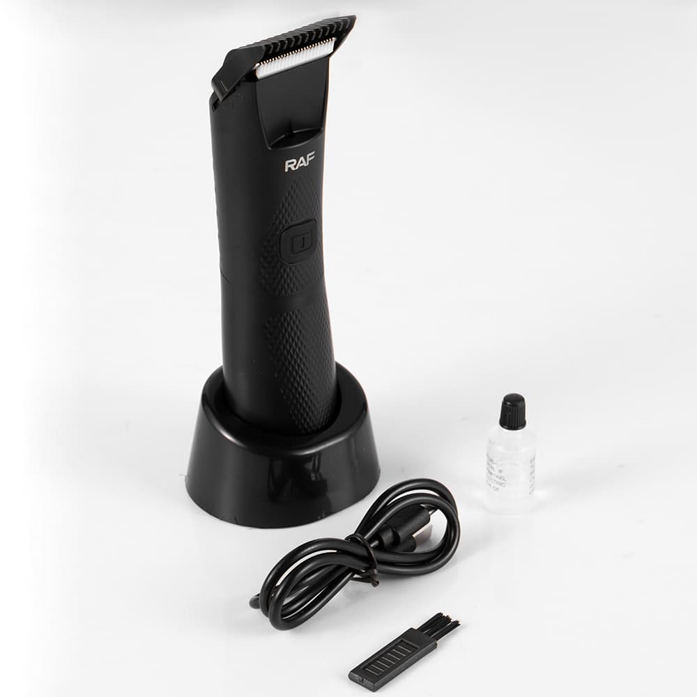 Rechargeable Body Grooming Trimmer for Men RAF R.489– 6000RPM Groin & Body Hair Clipper with USB Charging
