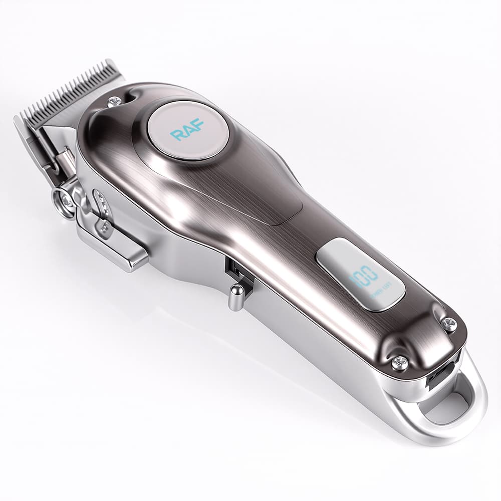 Professional Rechargeable Hair Clippers for Men RAF R.491 – Home Haircut, Beard, Body & Nose/Ear Trimmer