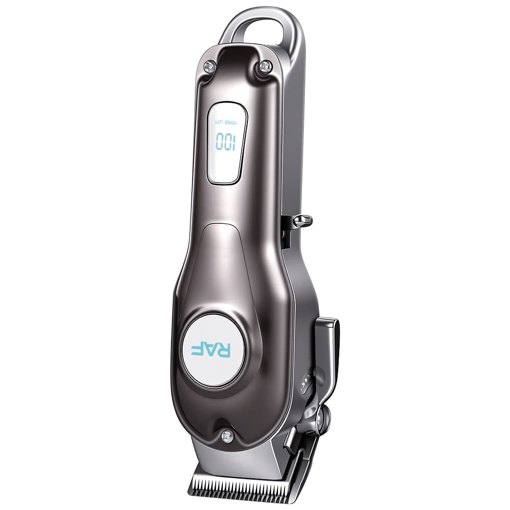 Professional Rechargeable Hair Clippers for Men RAF R.491 – Home Haircut, Beard, Body & Nose/Ear Trimmer